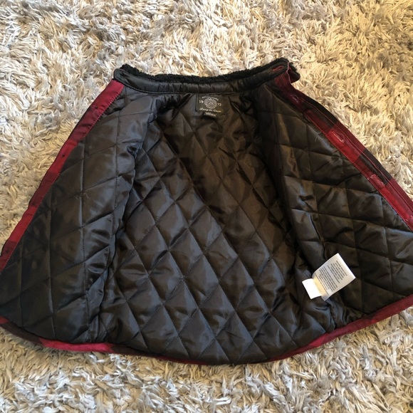 Toddler 2T Plaid Button Up Jacket - Picture 2 of 4